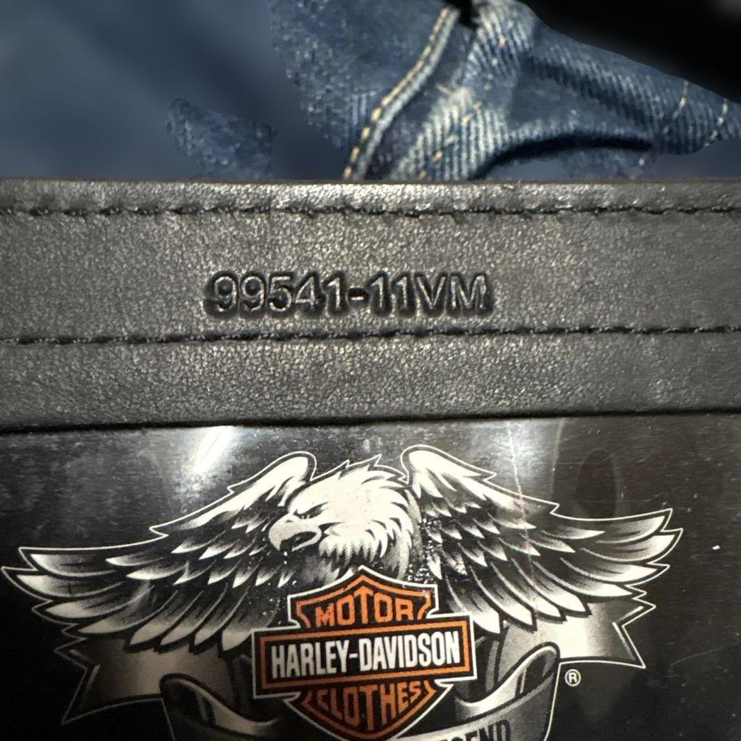 ハーレーダビッドソン　純正　ウォレット　アメリカ製　ブラック