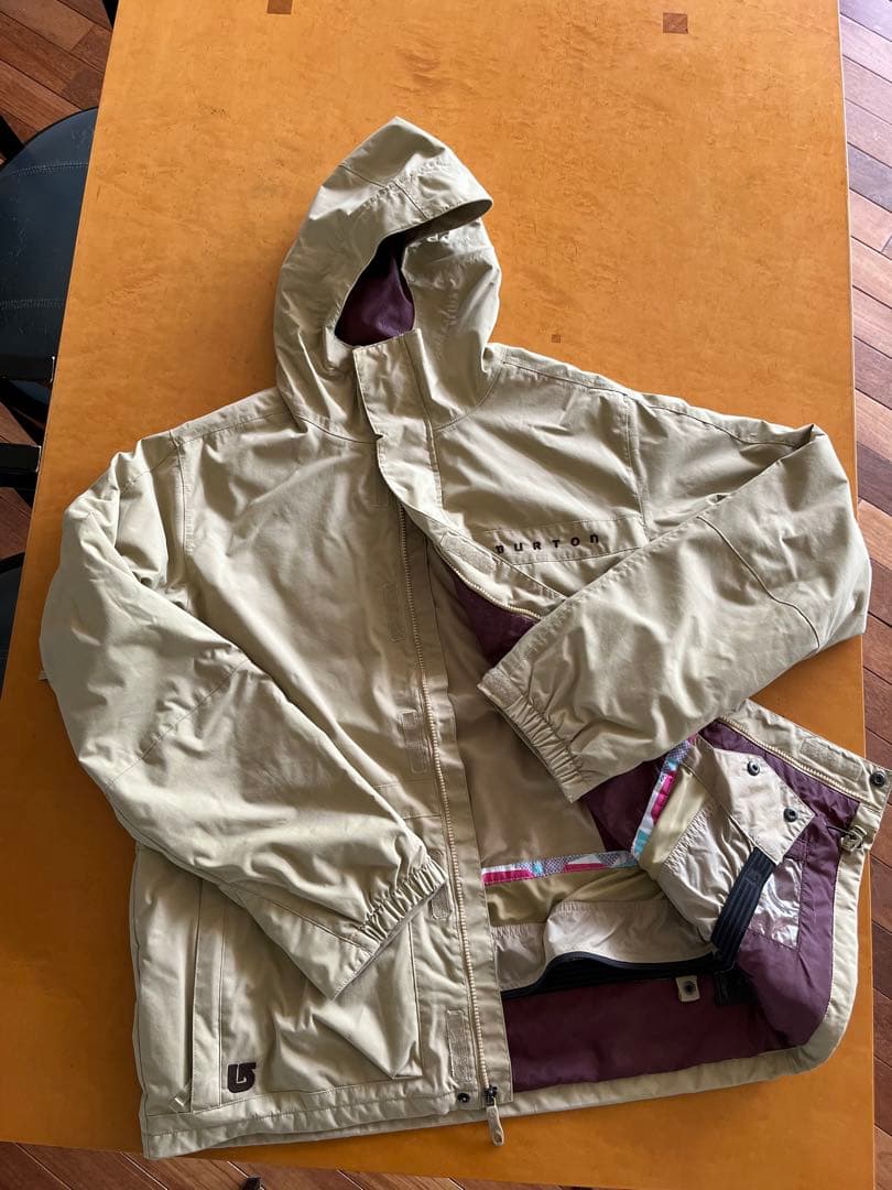 ゆー☆BURTON☆バートンスノーボードウェア ベージュL