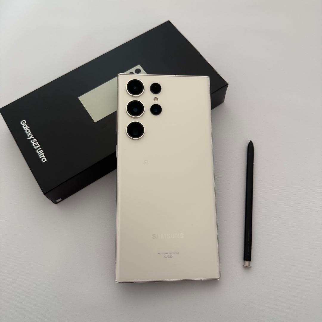GALAXYs23ウルトラ 256GB クリーム SIMフリー
