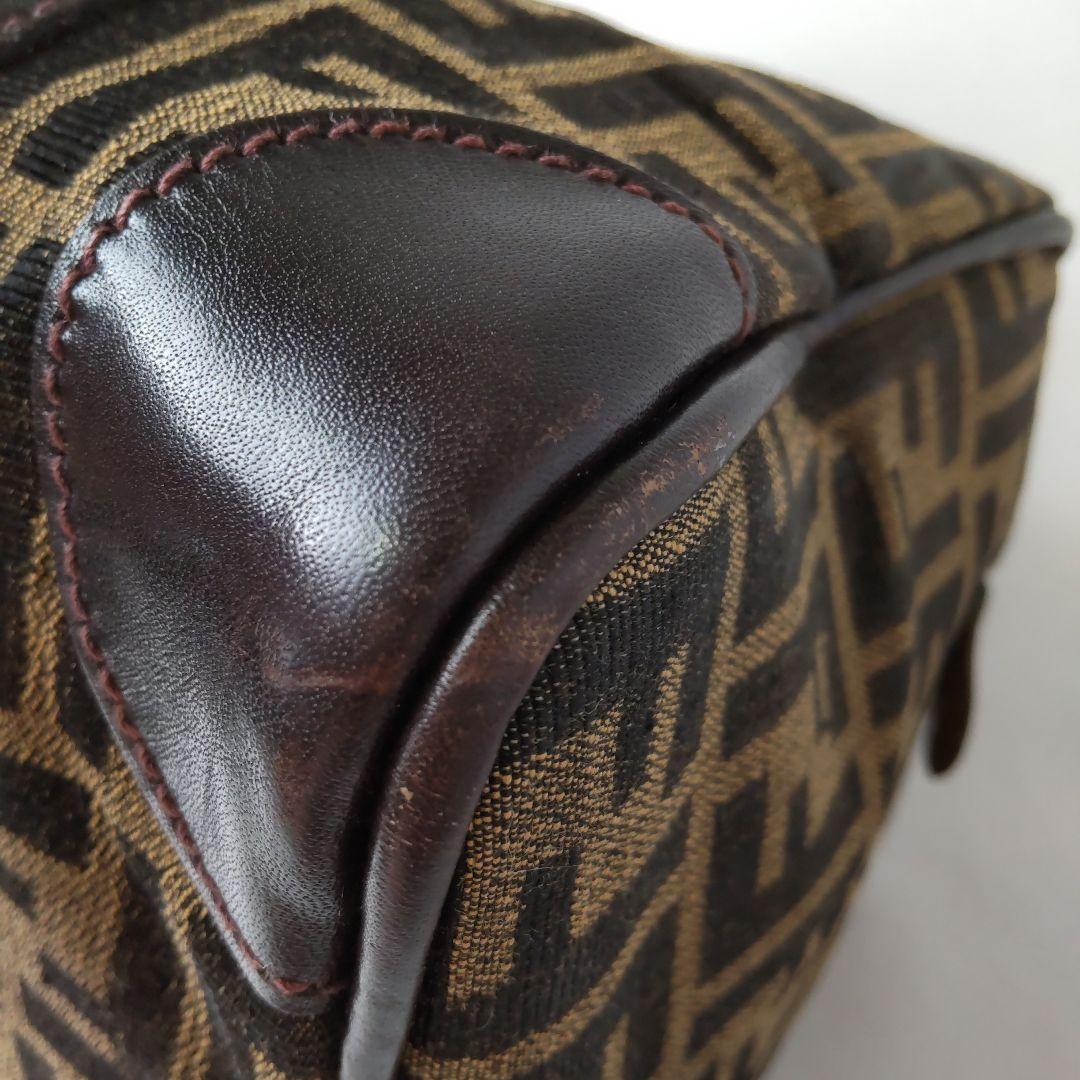 FENDI フェンディ ミニボストンバッグ ズッカ柄 ヴィンテージ