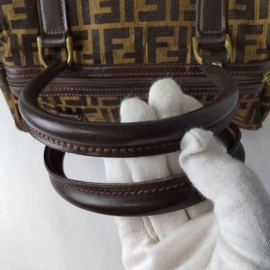 FENDI フェンディ ミニボストンバッグ ズッカ柄 ヴィンテージ