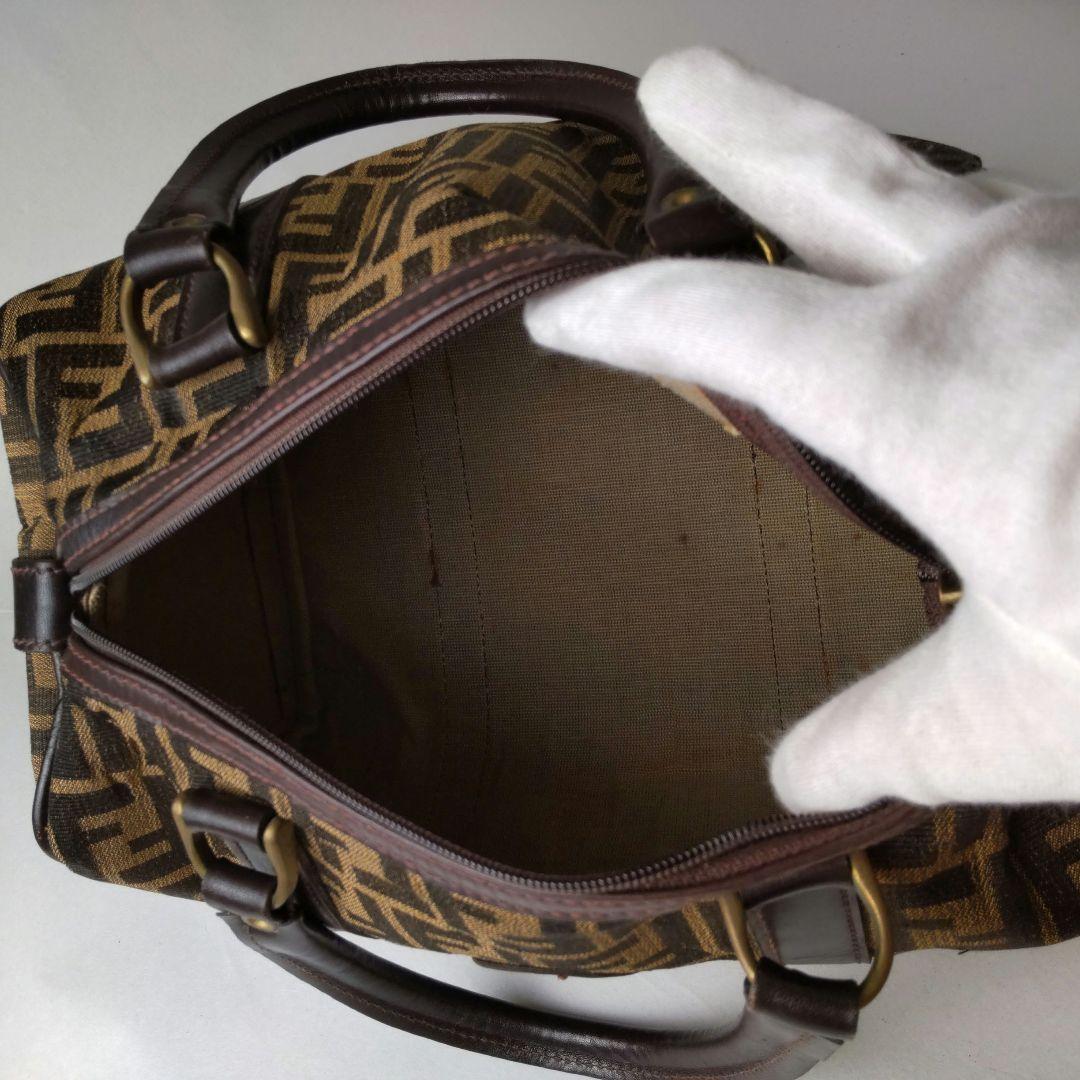 FENDI フェンディ ミニボストンバッグ ズッカ柄 ヴィンテージ