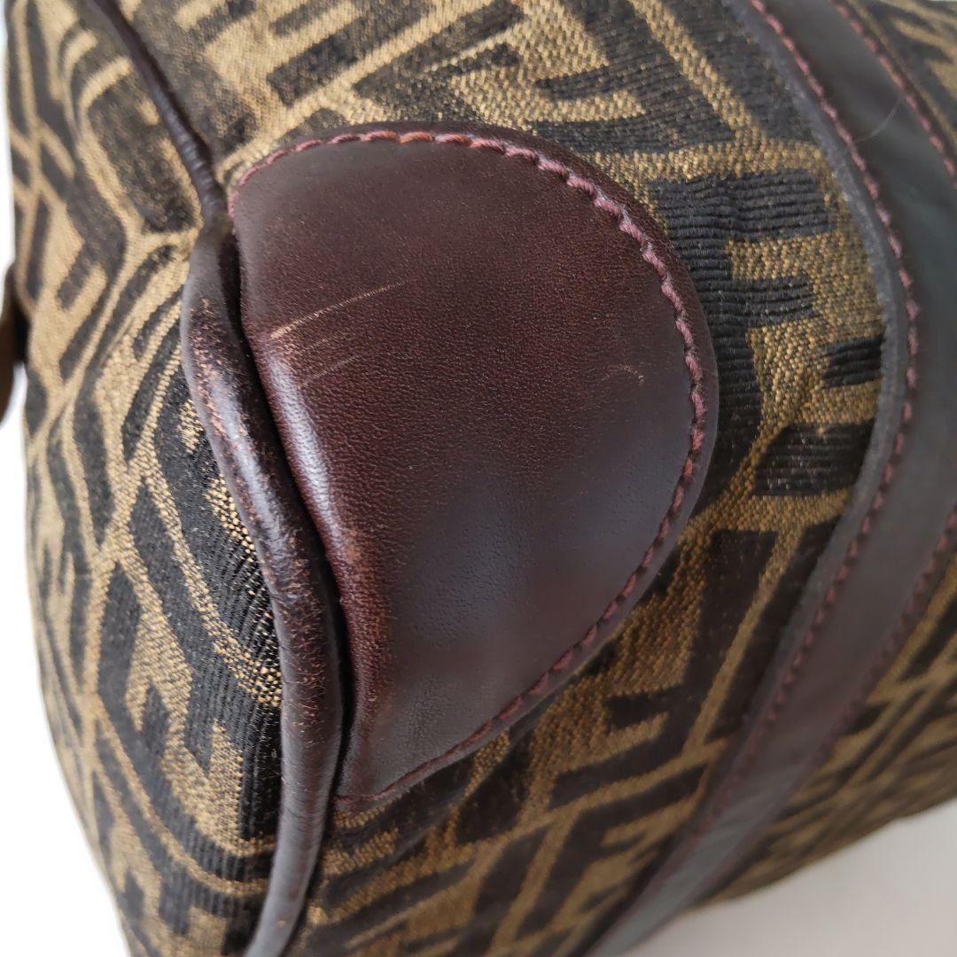 FENDI フェンディ ミニボストンバッグ ズッカ柄 ヴィンテージ