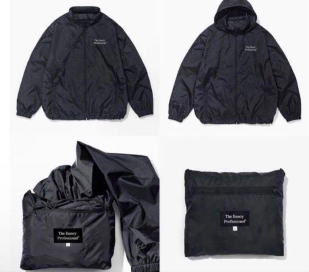 ennoy packable nylon jacket XL 美品　black