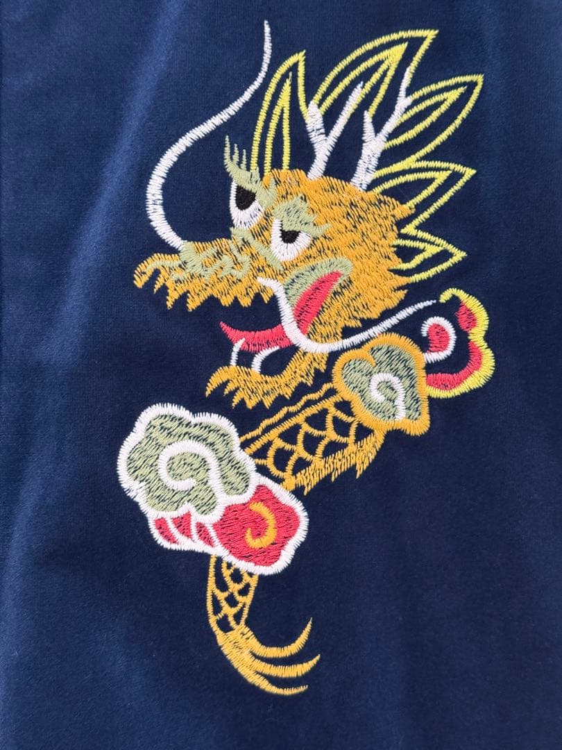 HOUSTON VELVETEEN SOUVENIR JACKET スカジャン