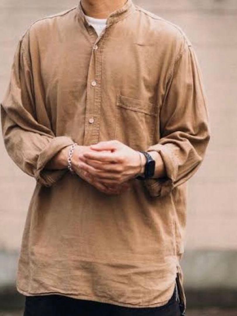 サイズ2 COMOLI 20SS ベタシャンプルオーバーシャツ