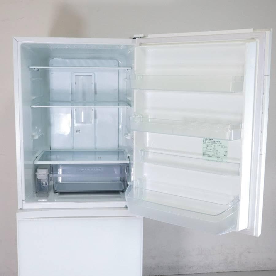 東芝 ベジータ 363L 3ドア 冷蔵庫 GR-R36SXV(EW) ホワイト