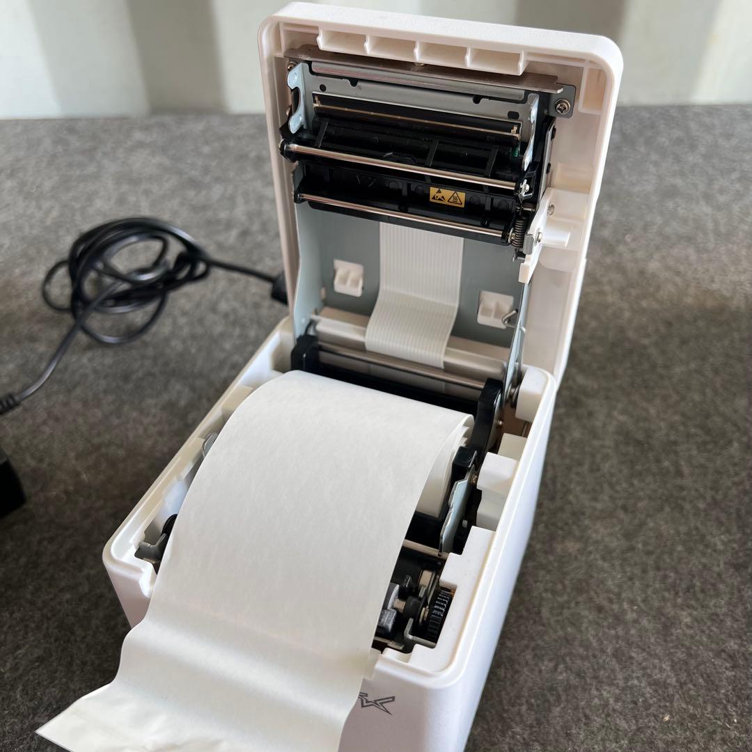 B20美品✨　スター精密 レシートプリンター ホワイト　キャッシュドロア 店舗