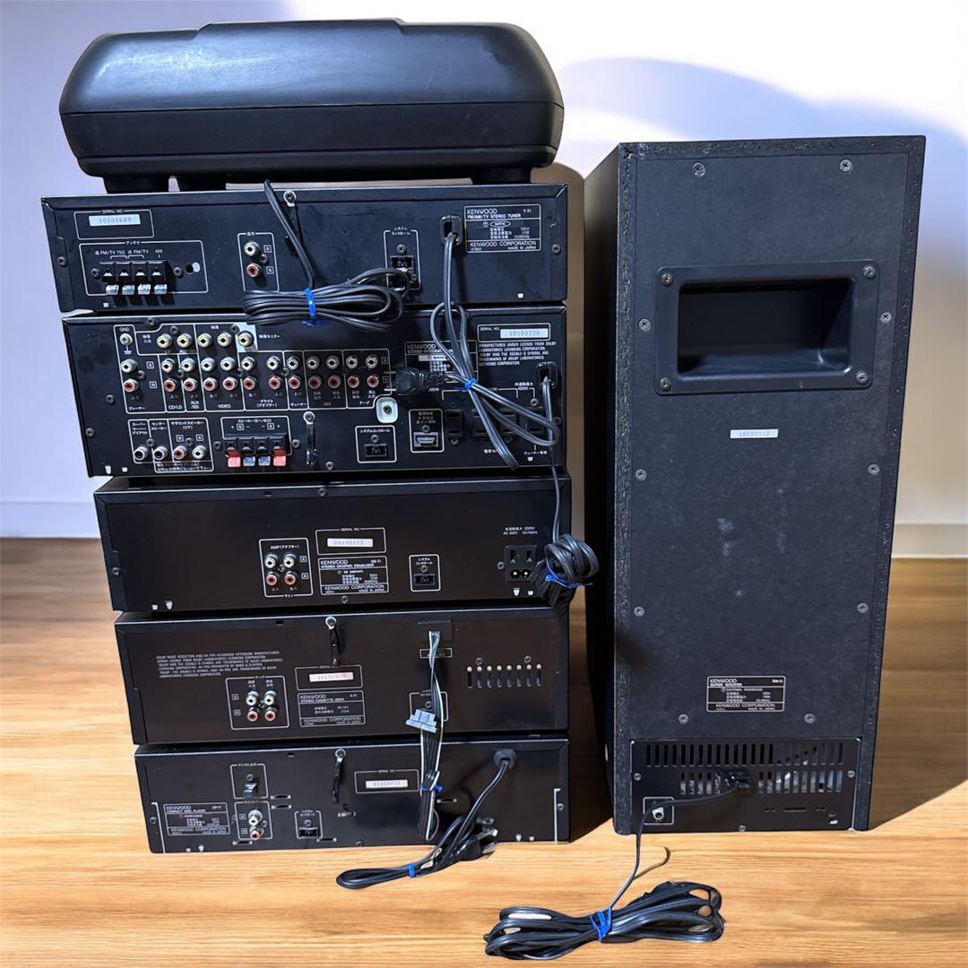 ③送料込み KENWOOD ROXY J7 システムコンポ バブルコンポ 最上位