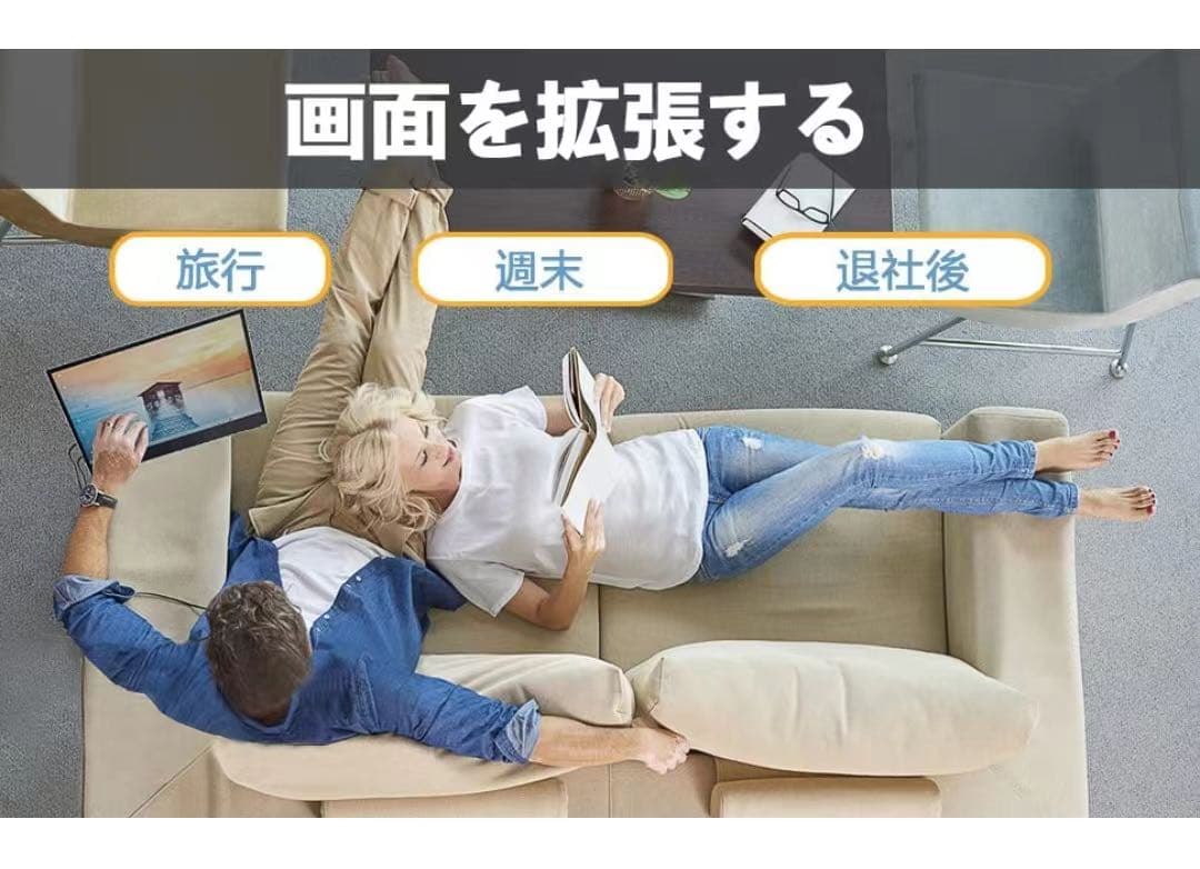 IPS液晶モニタ　16.1インチ