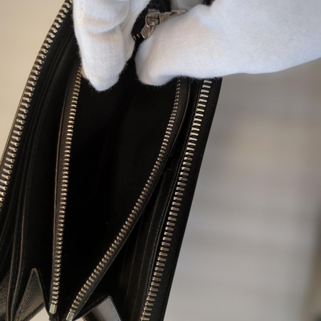 ✨極美品✨ルイビトジッピーロックミー長財布ノワールシルバーロゴ