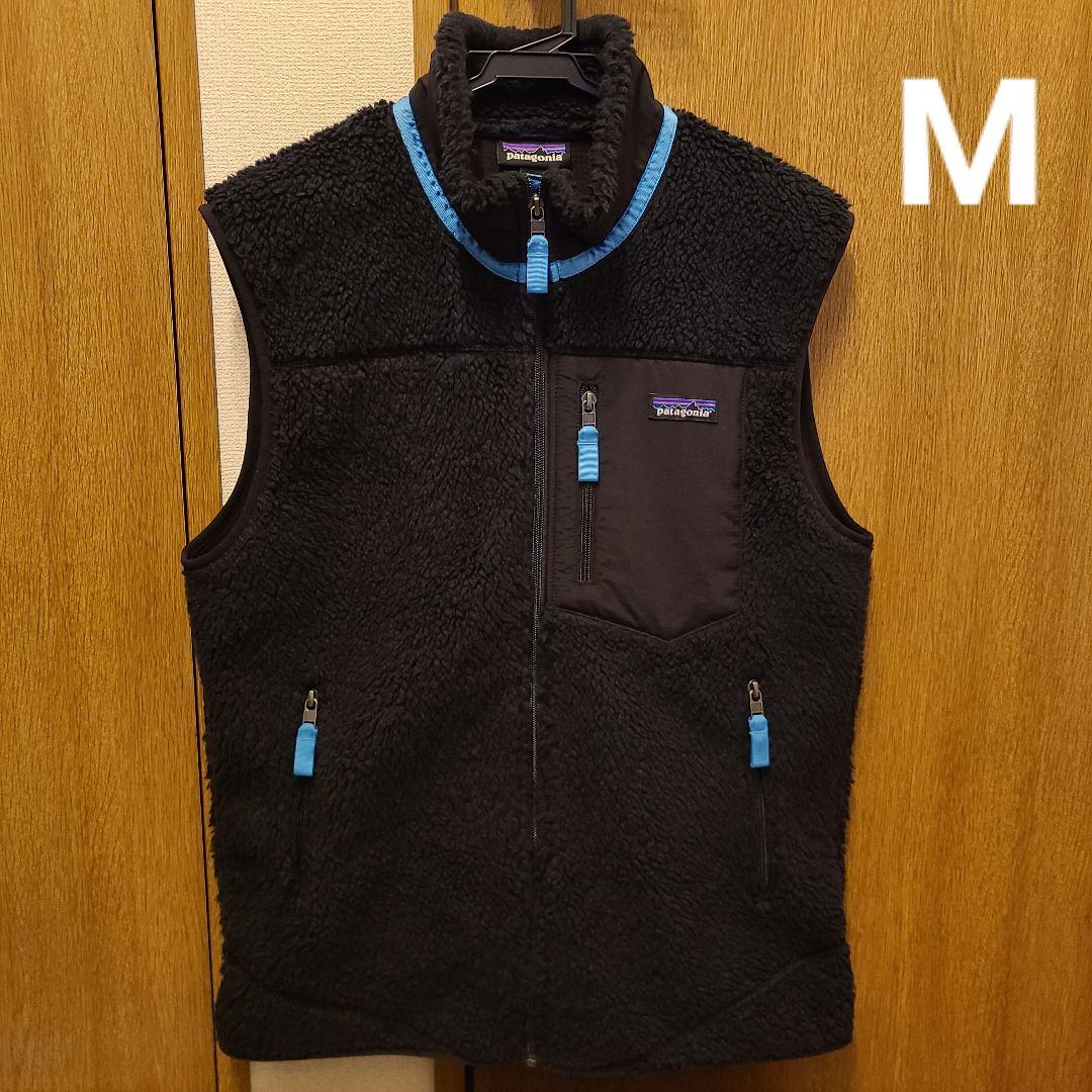 極美品M パタゴニア レトロX ベスト ブラック Pitch Blue