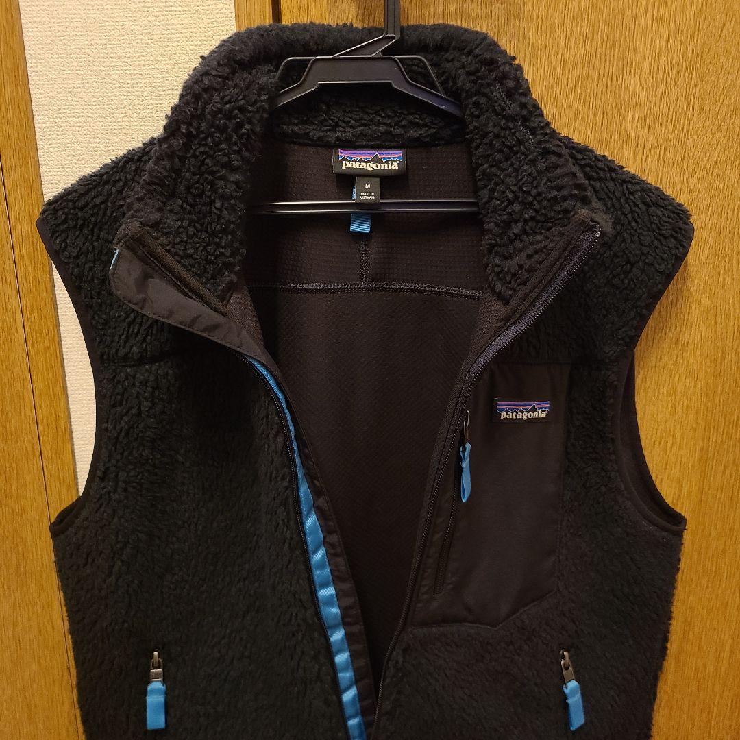 極美品M パタゴニア レトロX ベスト ブラック Pitch Blue