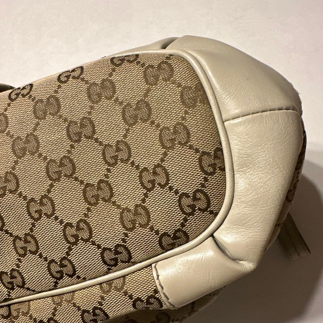グッチ GGキャンバス ハンドバッグ ベージュ