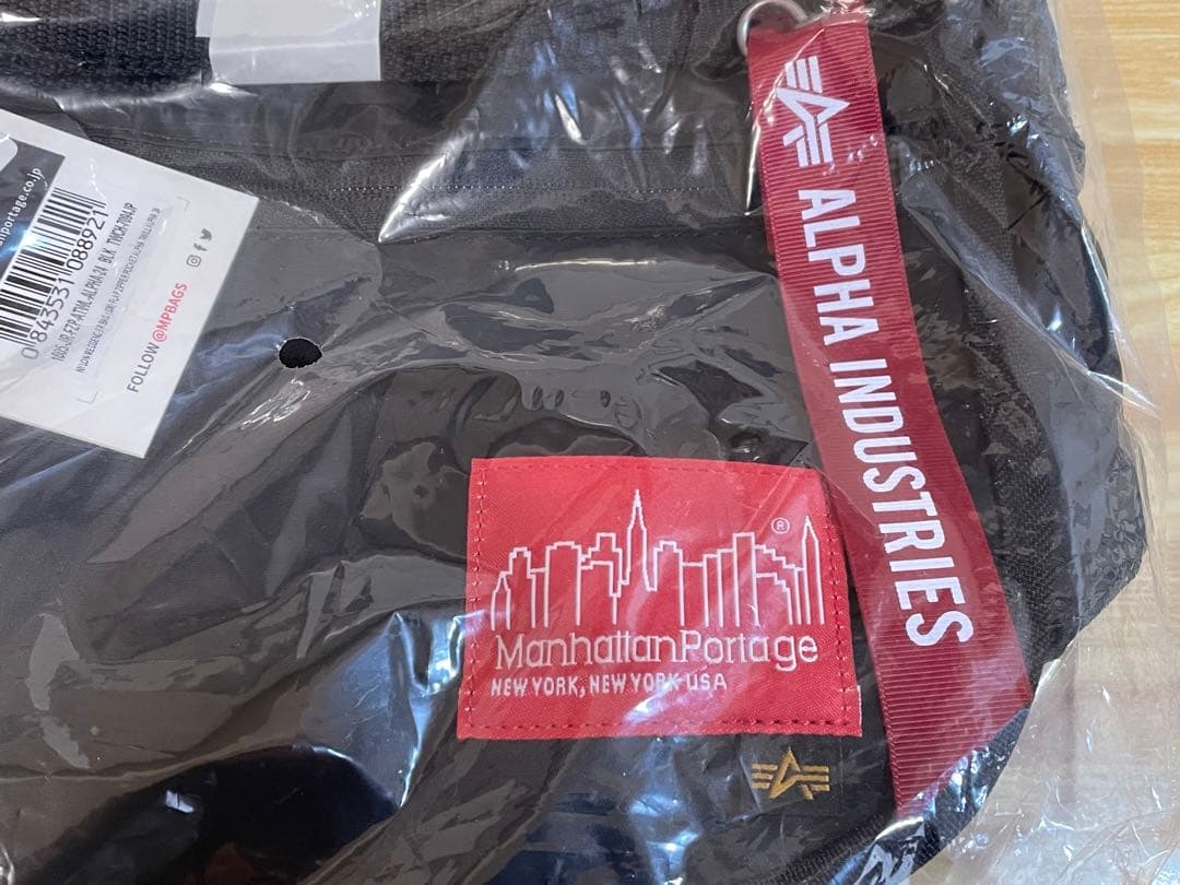 マンハッタンポーテージ メッセンジャーバッグ アルファコラボモデル黒