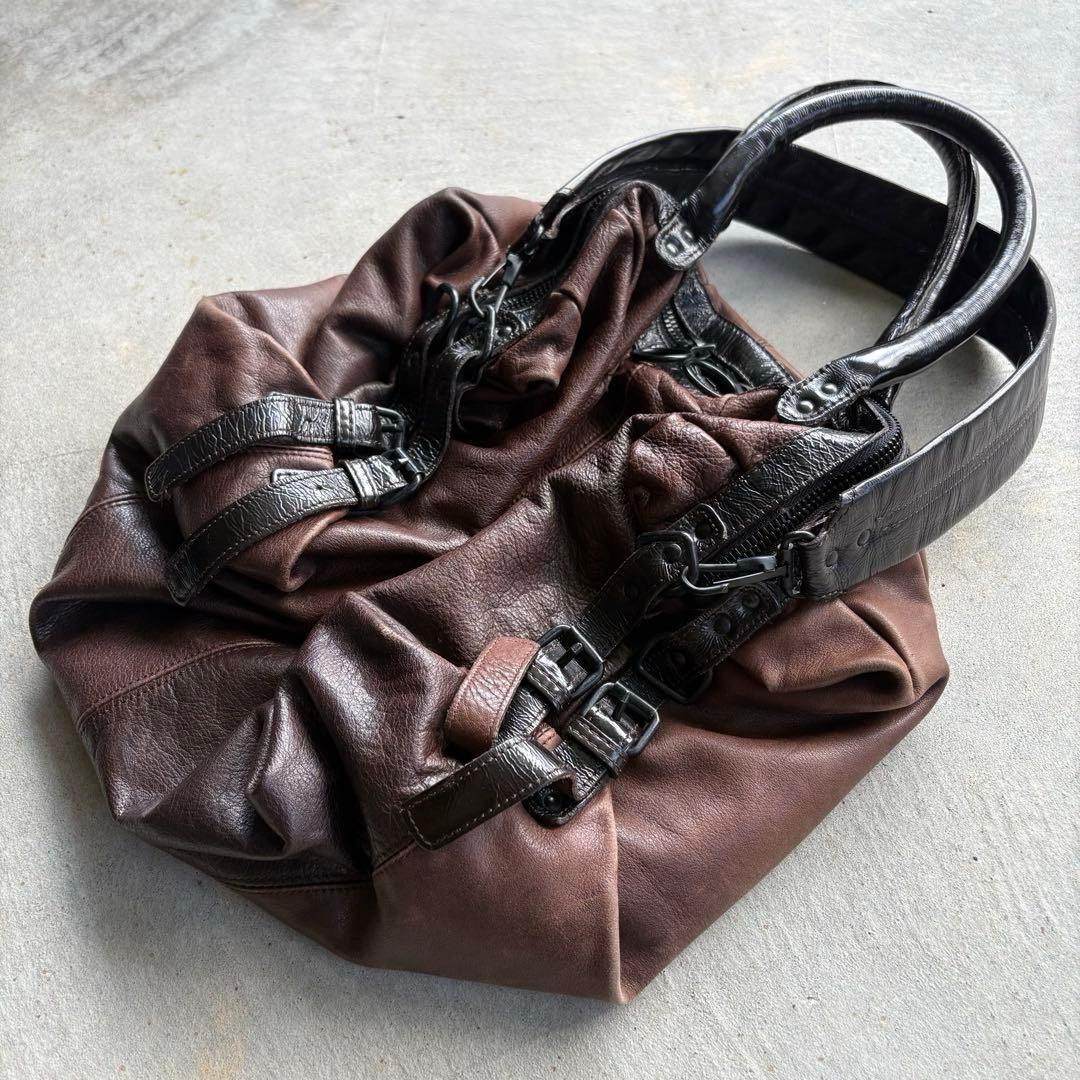 00s vintage hand bag shoulder y2k ダークウェア