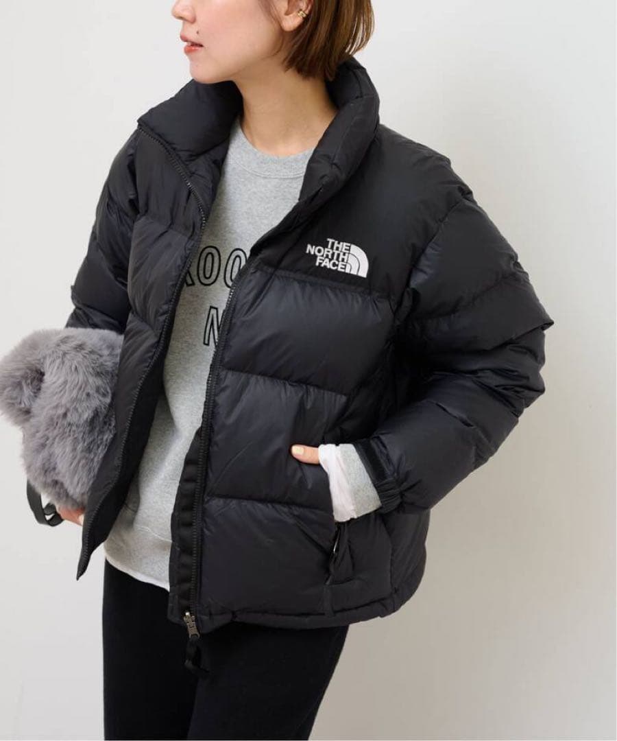 THE NORTH FACE Short Nuptse Jacketブラック M