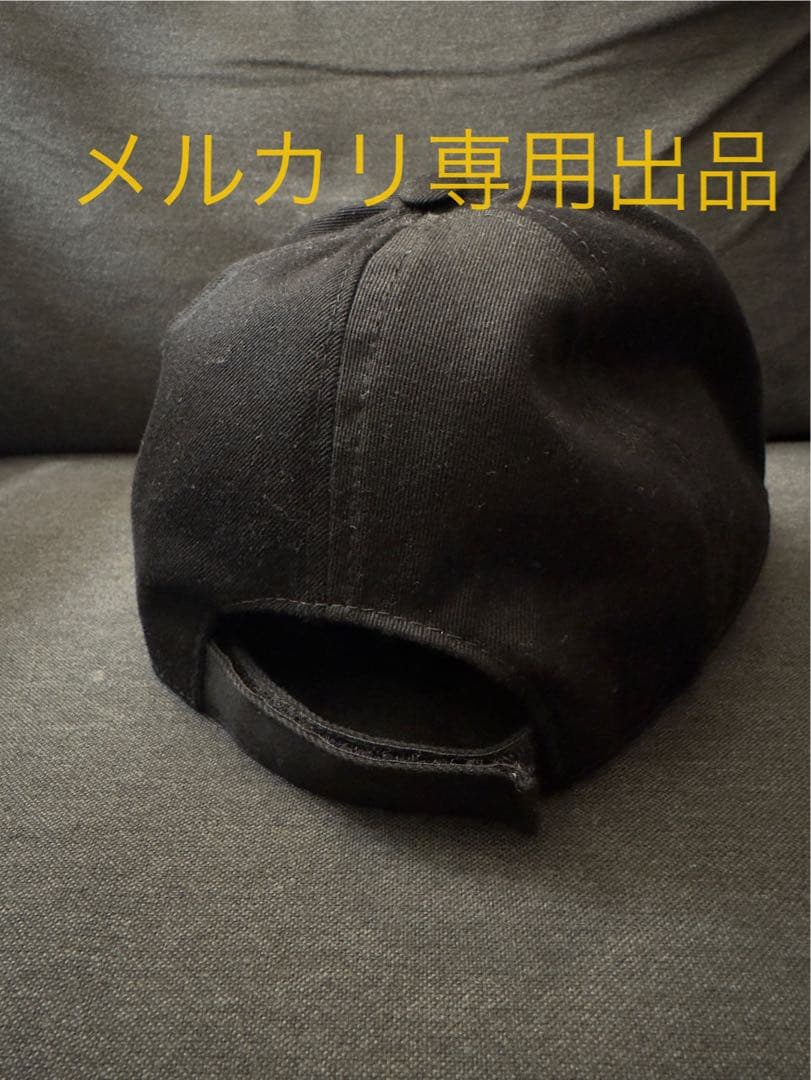 【美品】miu miuブラックMサイズベースボールキャップ5HC179 2D0Q
