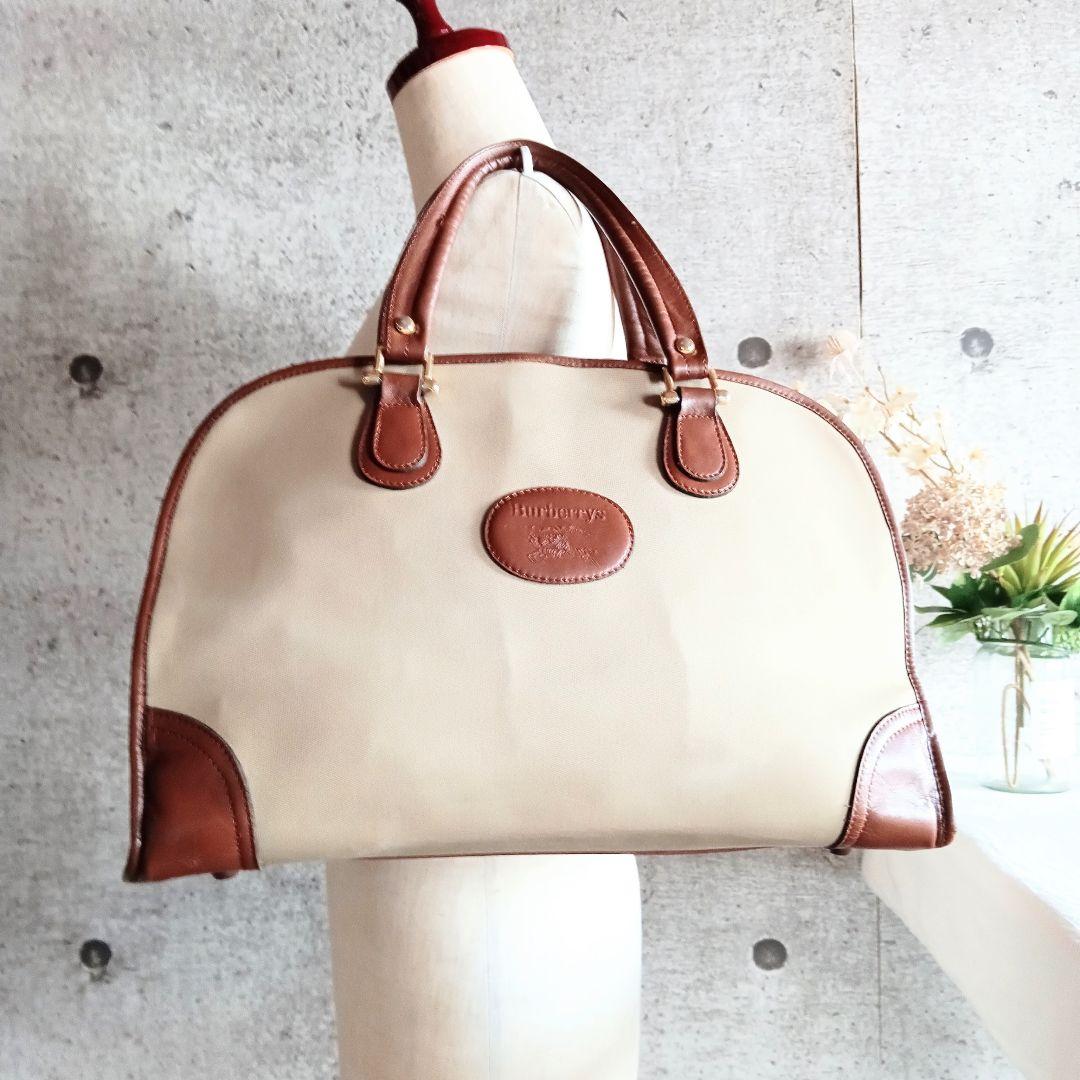 良品 バーバリー ボストンバッグ 大容量 ハンドバッグ 鞄 レディース メンズ