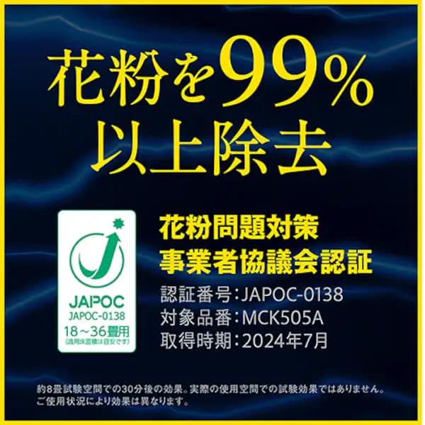 【新品同様】2025年モデル DAIKIN 加湿空気清浄機 MCK505A-W