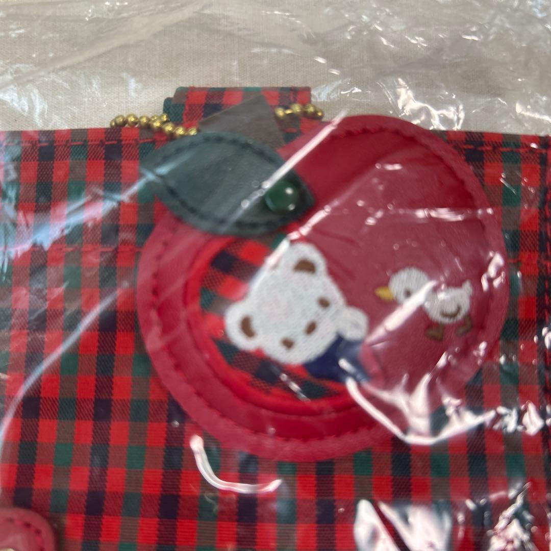 familiar チェック柄トートバッグ 23×23×10cm