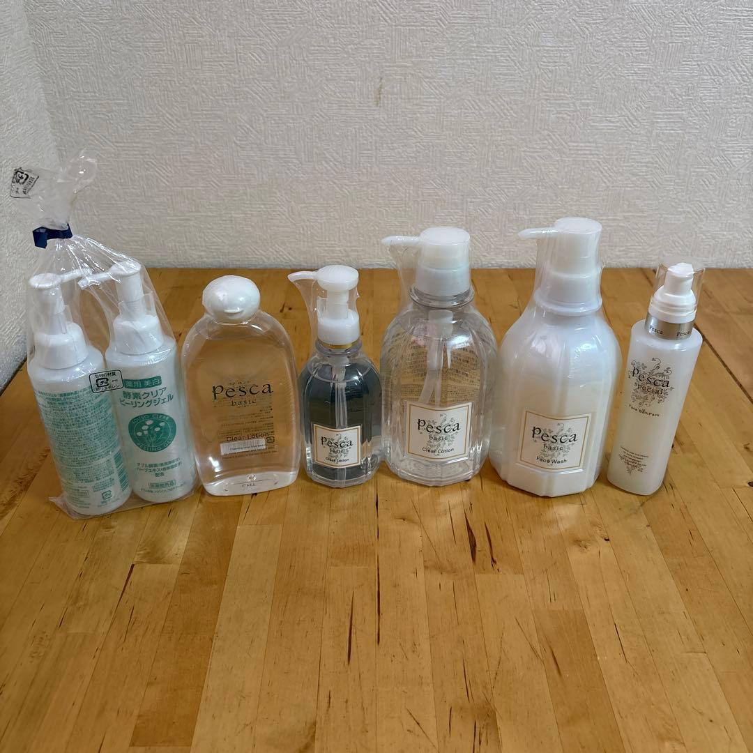 Pesca basic フェイスウォッシュ　クリアローション　など　まとめ　(h