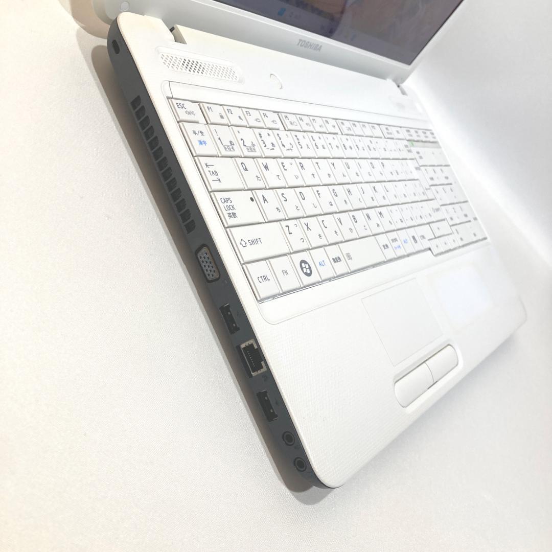 初心者向け✨快速i5・大画面・DVD✨白✨すぐ使えるノートパソコン◇T378-3