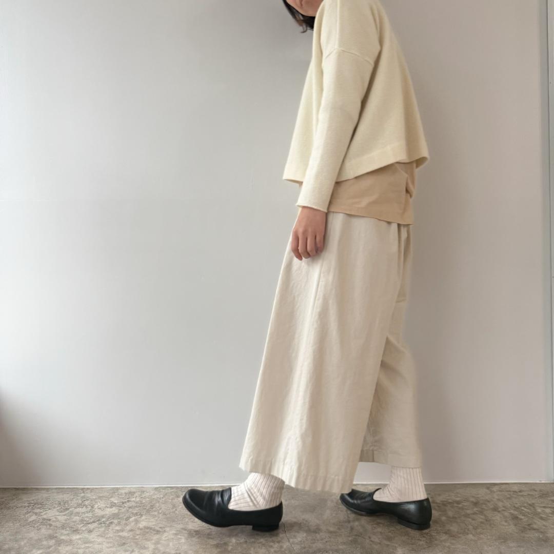 Yoli　Short knit ラムウール　カシミヤ　24AW　ショートニット