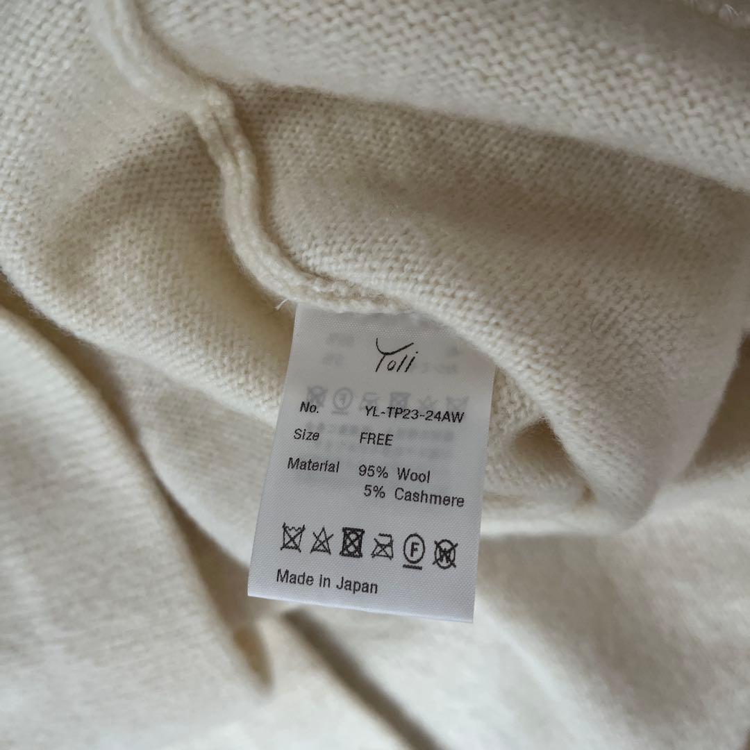 Yoli　Short knit ラムウール　カシミヤ　24AW　ショートニット