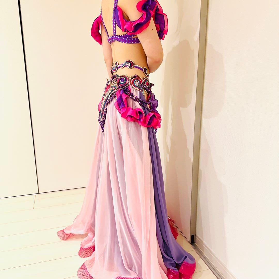 Halla ベリーダンス衣装　ピンクと紫