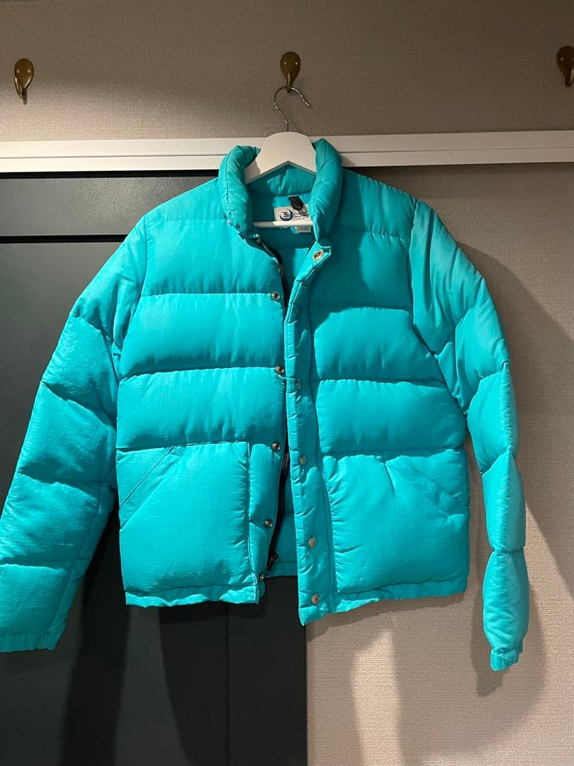 実寸S 90s Crescent Down Works ZipSnap Down