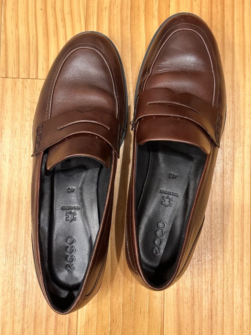 ECCO Dress Classic ブラウン ローファー 40 (25.5)