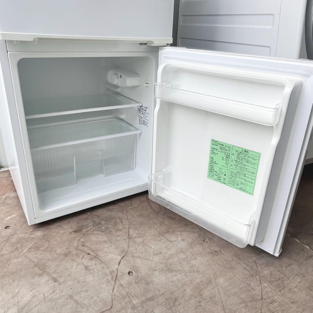 取付無料！完動品！ヤマダ電機コンパクトサイズホワイト冷蔵庫・オーブンレンジセット
