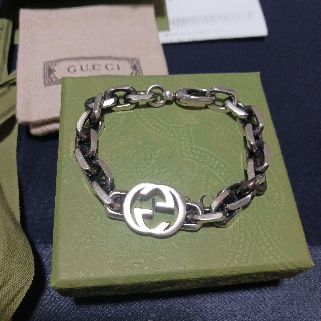 GUCCI インターロッキングGブレスレット