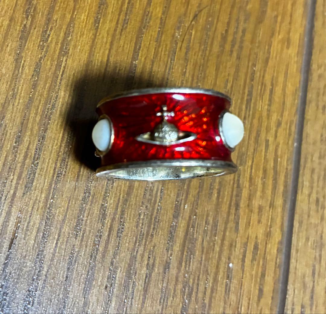 vivienne westwoodキングリング赤