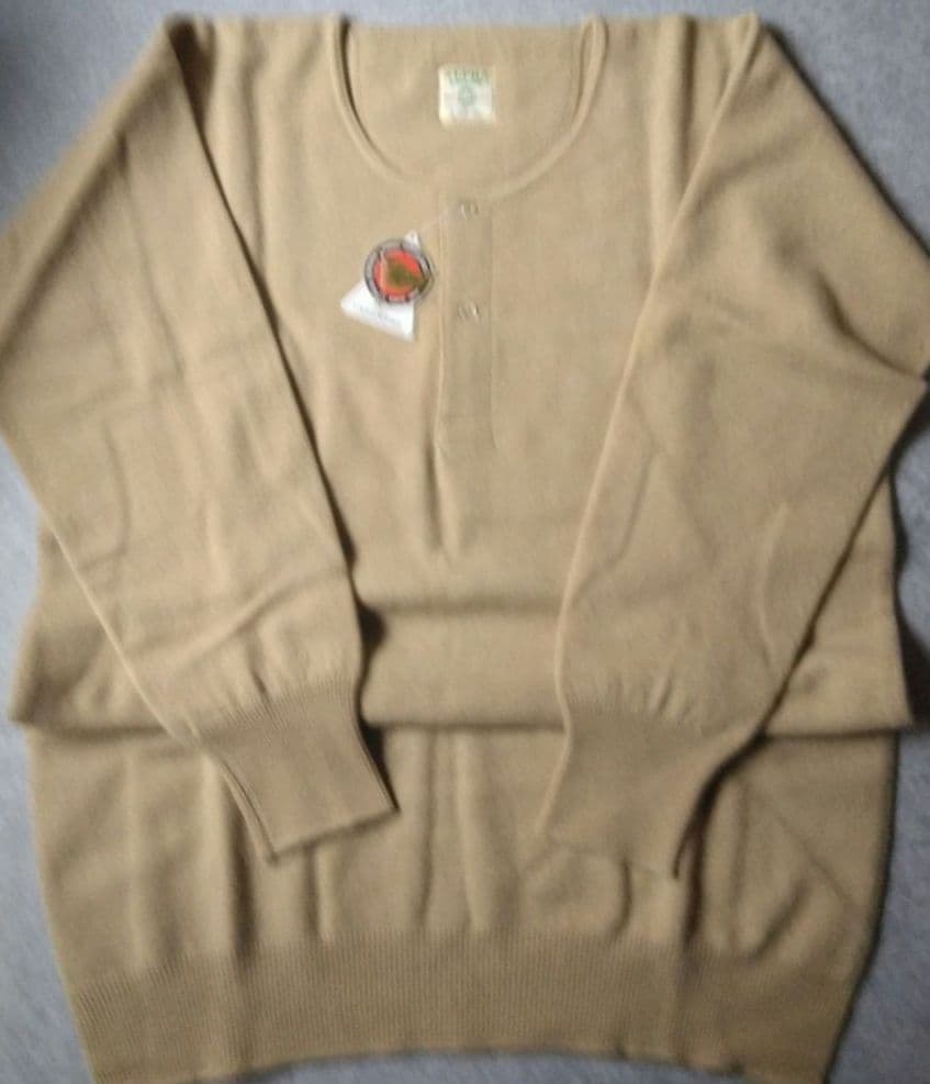 t*0様 メンズ　カシミヤ入り肌着　上下セット　ウール100％　ＬＬサイズ