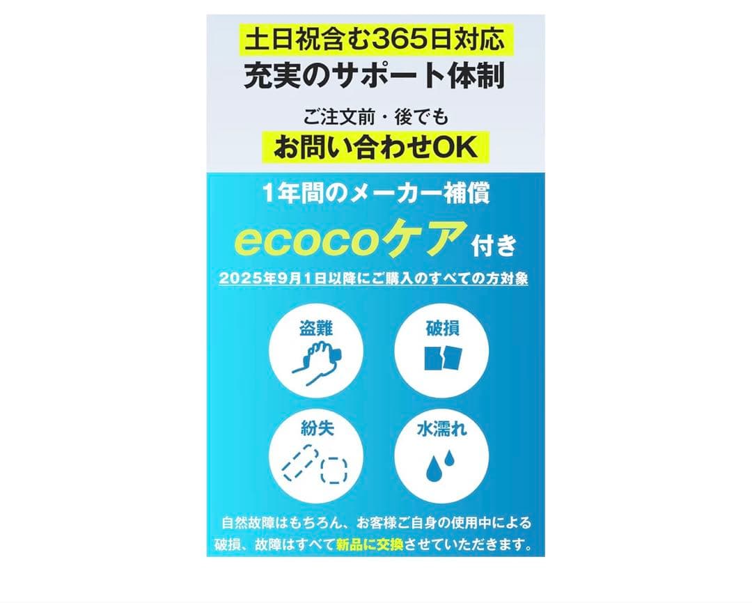 【未使用100G】ecocoポケットwifi 特典付き