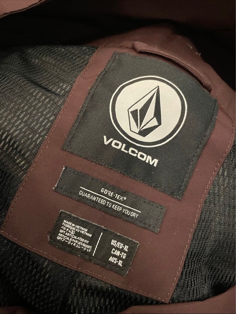着用一回訳あり VOLCOM GORE-TEX ビブパンツ XL