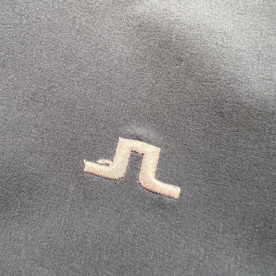 J.LINDEBERG ジェイリンドバーグ　バックロゴ　ナイロンジャケット 青系