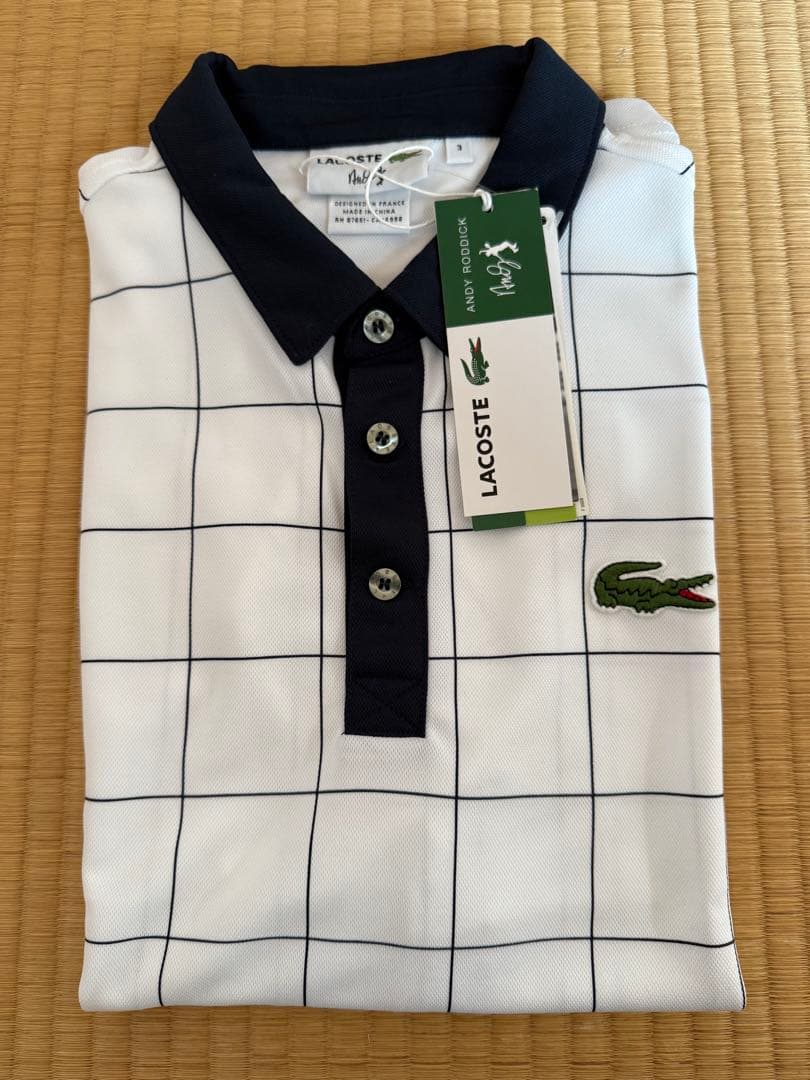 E*1様 【希少】LACOSTE × ANDY RODDICKコラボ ポロシャツ