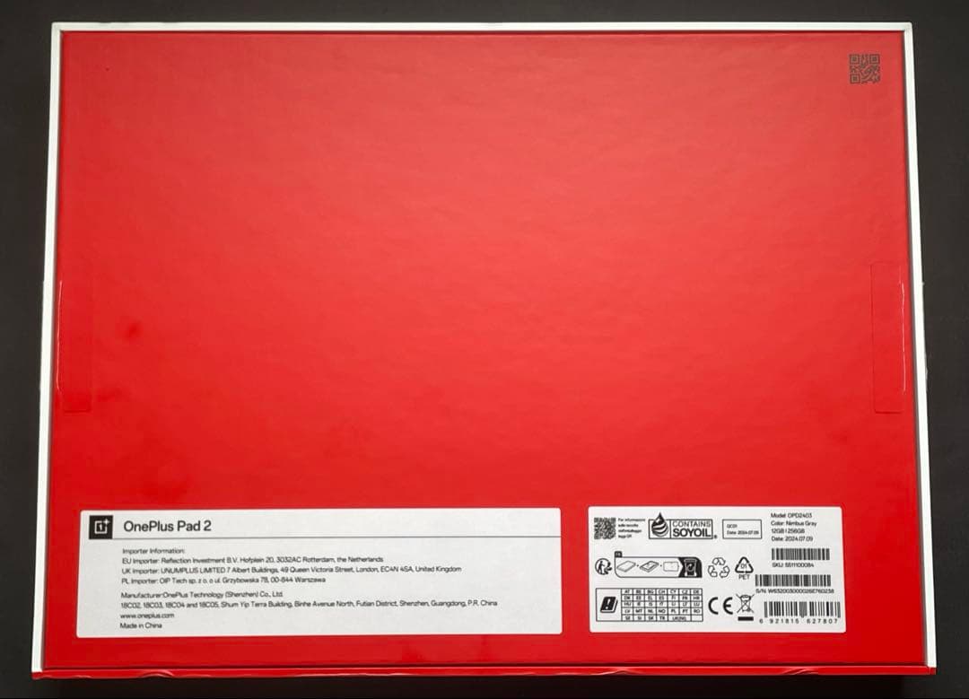 Androidタブレット本体 oneplus pad 2 + oneplus stylo