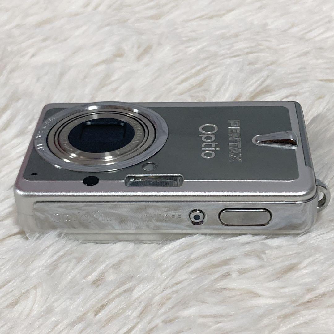 【極美品】 PENTAX ペンタックス Optio S10 デジカメ シルバー