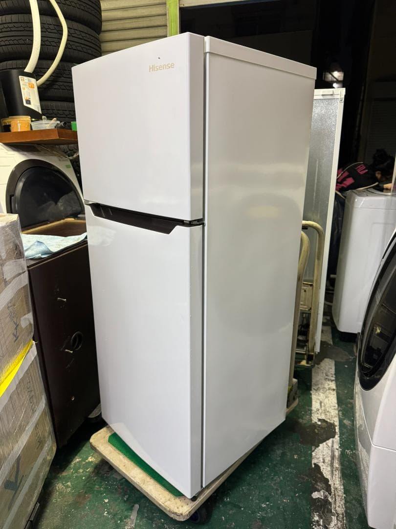 Hisense 上開き冷蔵庫 ホワイト