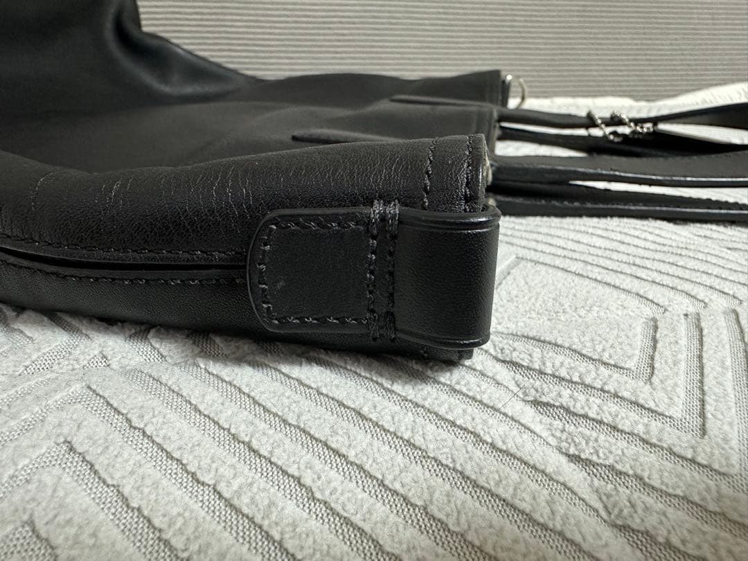 coach トートバッグ ブリーカー レガシー リバーシブル レザー黒