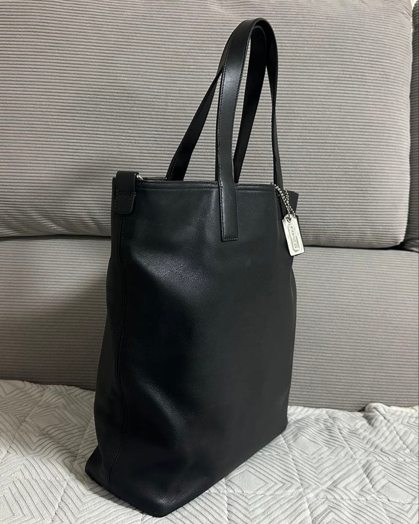coach トートバッグ ブリーカー レガシー リバーシブル レザー黒