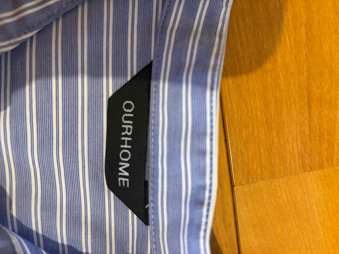 our 綿100%の播州織シャツ