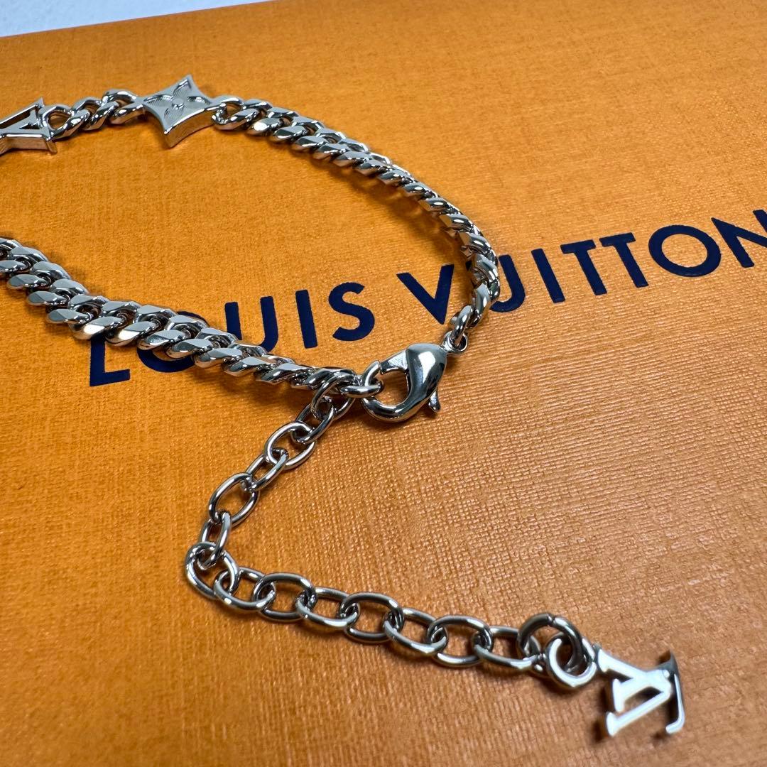 LOUIS VUITTON ブレスレット　ブラスレ　ロウ　チェーン　モノグラム
