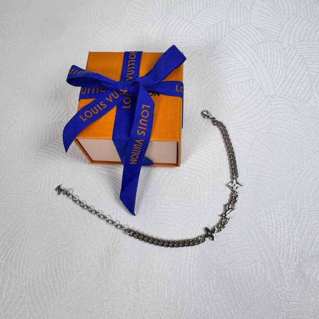 LOUIS VUITTON ブレスレット　ブラスレ　ロウ　チェーン　モノグラム