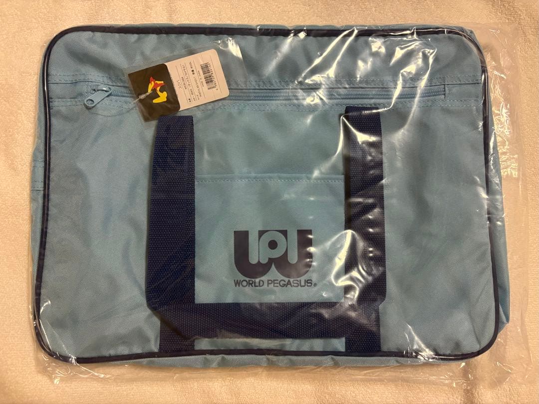 【新品未使用・即購入⭕️値下げ交渉⭕️】ワッぺ 旧型 水色 スクバ ワールドペガサス