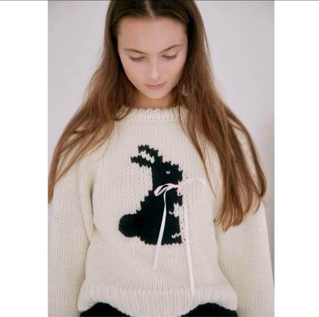 é animal knit epine セーター　ラビット